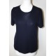 Pull en laine bleu marine