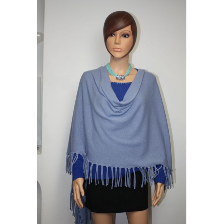 Poncho avec franges