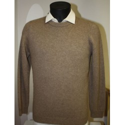 Pull en cachemire uni ras le cou