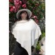 PONCHO AJOURE FROU-FROU