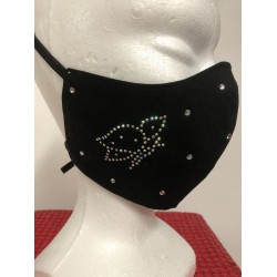 MASQUE STRASS PAPILLON