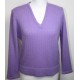 Pull en cashemere lavande