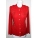 veste en laine rouge