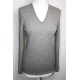 Pull en cachemire gris