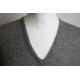 Pull en cachemire gris