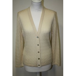 Gilet en coton et viscose fantaisie