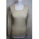 Pull en coton et viscose maille chaussette