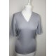 pull en coton et viscose maille unie