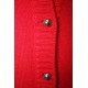 veste en maille jersey et incrustations alcantara