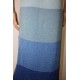 robe dos nu dégradé de bleu