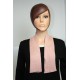 Cache-cou en lamé coloris rose 2472