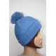 Bonnet en laine avec pompon