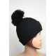 Bonnet en laine avec pompon